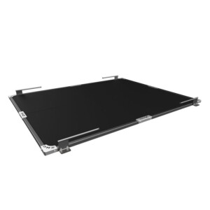 Помост тяжелоатлетический (резина) DHZ Fitness 2000х2500х40 мм