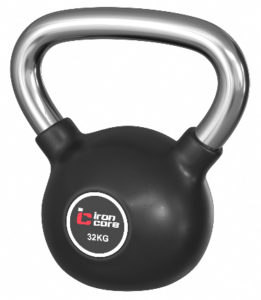 IRON CORE IC1009-32kg Стальная обрезиненная гиря 32 кг