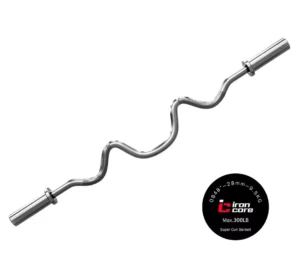 IRON CORE IC5005 Олимпийский гриф сильно изогнутый 1200 мм