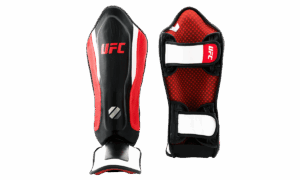 UFC Защита голени с защитой подъема стопы черная — L/XL