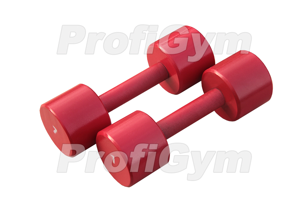 Гантель неразборная с полимерным покрытием(7 кг) ProfiGym ГНП-7