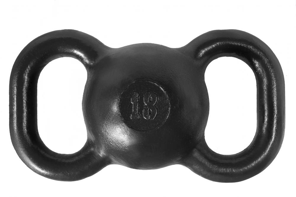 Гиря двуручная 18 кг ProfiGym ГДЧ-18