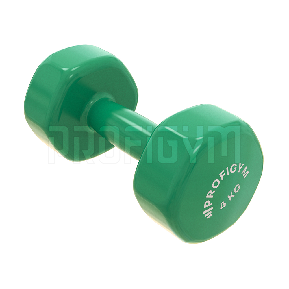 Гантель виниловая ProfiGym 4 кг