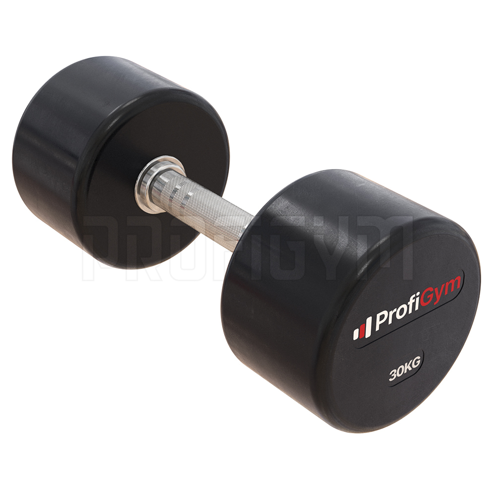 Гантель обрезиненная ProfiGym 30 кг