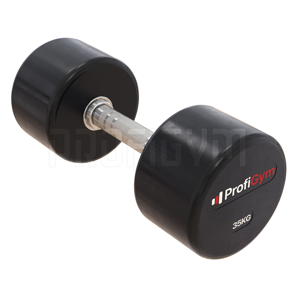 Гантель обрезиненная ProfiGym 35 кг