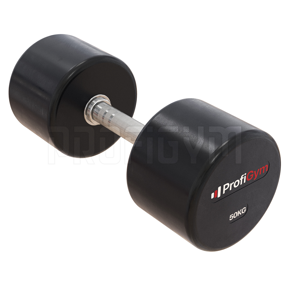 Гантель обрезиненная ProfiGym 50 кг