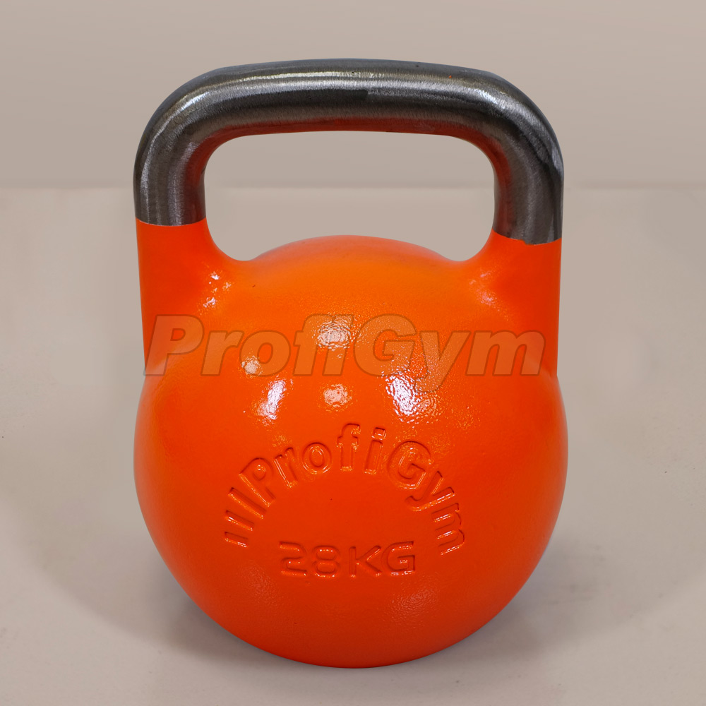 Гиря ProfiGym профессиональная 28 кг цветная