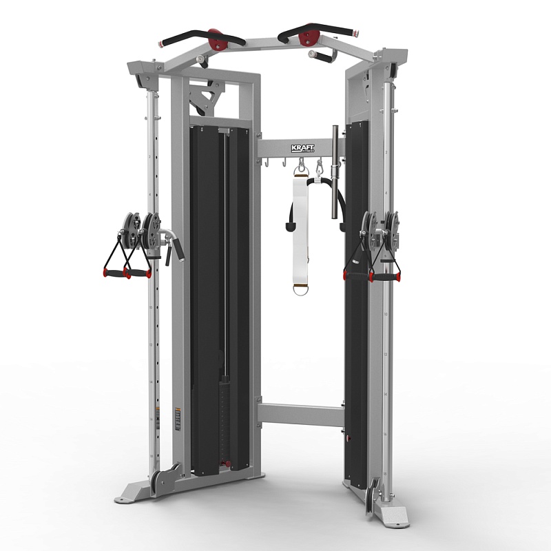Двойная регулируемая тяга линии PRIME FREE WEIGHT KRAFT Fitness KFFMCC