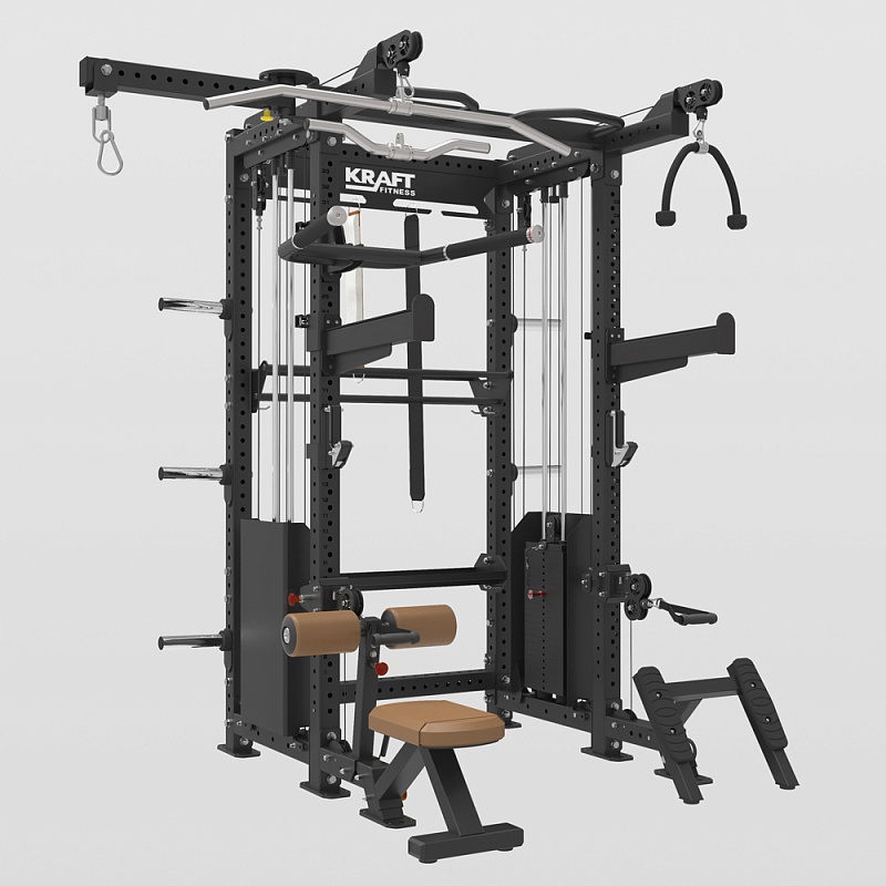 Универсальный силовой комплекс с опциями KRAFT Fitness серии PRIME FREE WEIGHT KFMFG-OPT