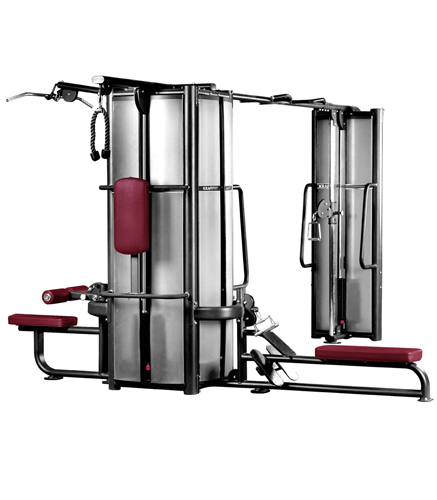 Силовая мультистанция с 5 весовыми стеками KRAFT Fitness KFMJ5