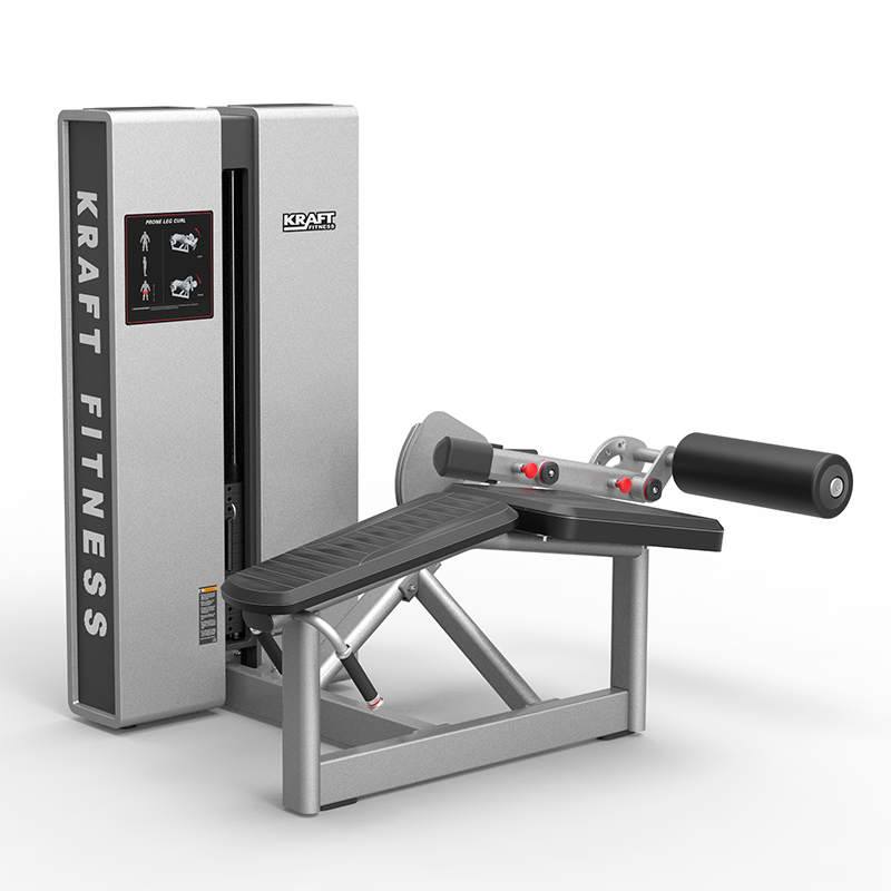 Силовой тренажер KRAFT Fitness линии EXACT «Сгибание ног лежа» KFXPLC