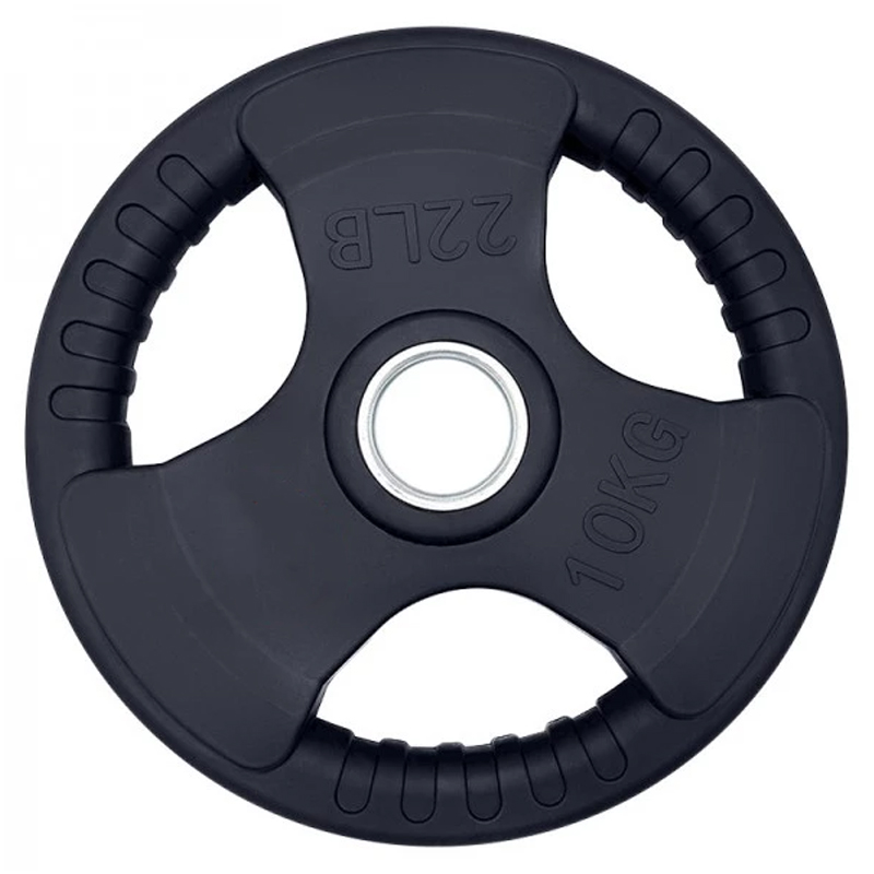 Диск олимпийский 10 кг (Black edition) KRAFT Fitness V-GLP001-10