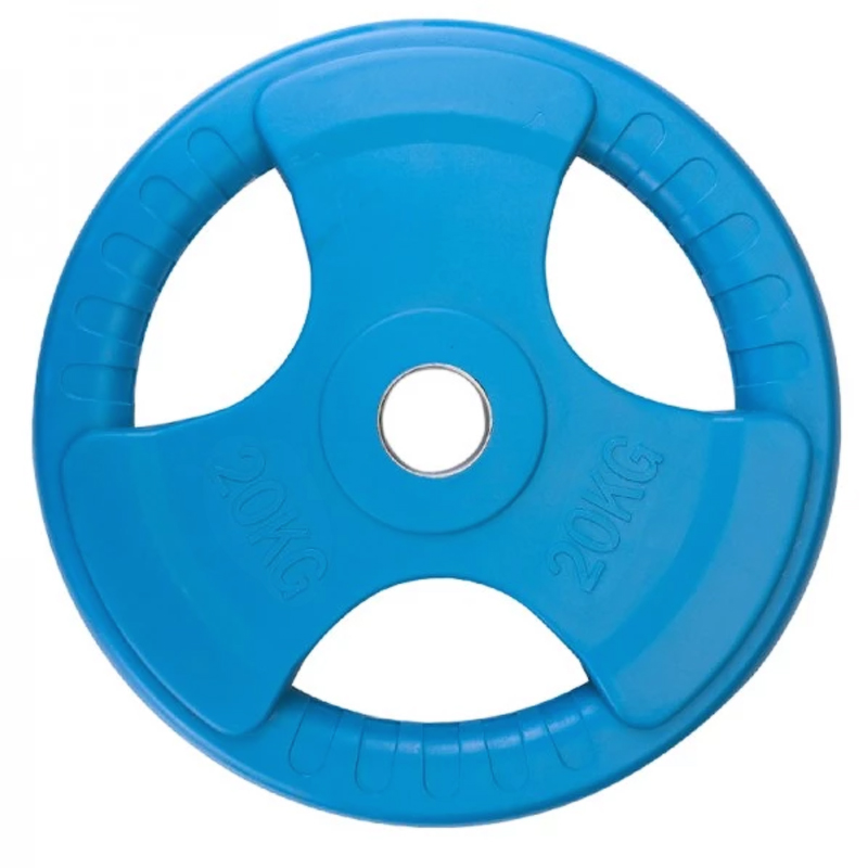 Диск олимпийский 20 кг (Multicolor edition) KRAFT Fitness V-GLP002-20