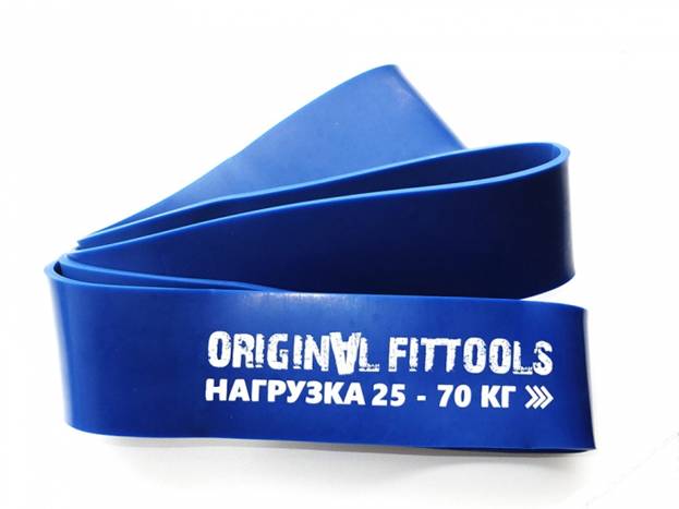 Эспандер ленточный (нагрузка 25 — 70 кг) Original FitTools FT-EX-208-64
