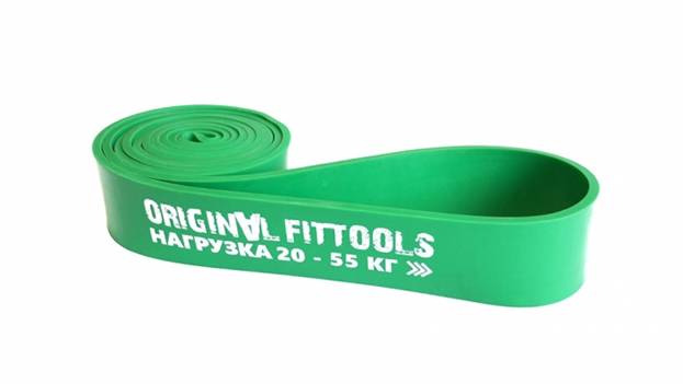 Эспандер ленточный (нагрузка 20 — 55 кг) Original FitTools FT-EX-208-44