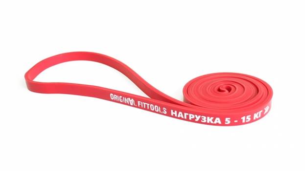 Эспандер ленточный (нагрузка 5 — 15 кг) Original FitTools FT-EX-208-13