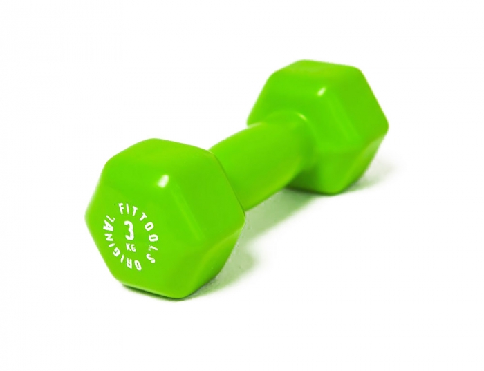 Гантель в виниловой оболочке 3 кг Original FitTools FT-VWB-3