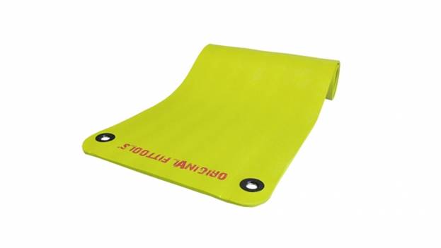 Коврик для аэробики и йоги 12,5 мм NBR зеленый 1800х610х12,5 мм Original FitTools FT-YGM-125NBR-GREEN