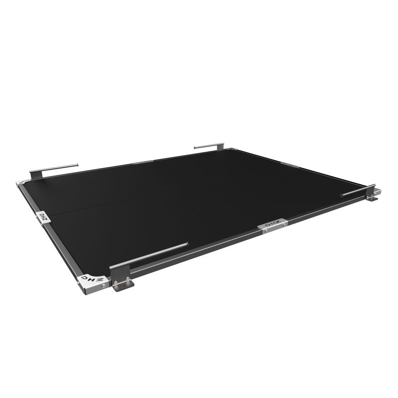 Помост тяжелоатлетический (резина) DHZ Fitness 2000х2500х40 мм
