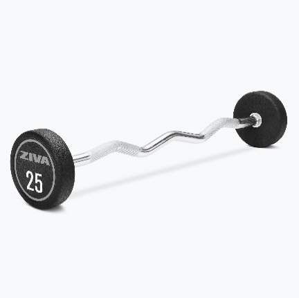 XP Urethane EZ Curl Barbell 17.5 kg Ziva ZXP-BCPU-8131