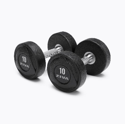SL RPU Dumbbell 47.5 kg Ziva ZSL-RPDB-8479
