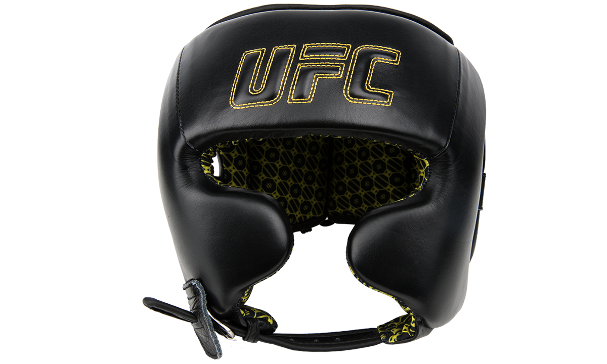UFC Шлем с защитой щек на шнуровке черный — SM